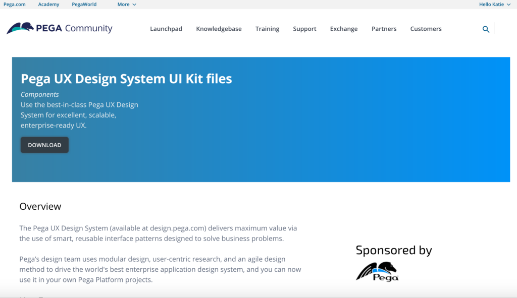 Download UI Kit Page